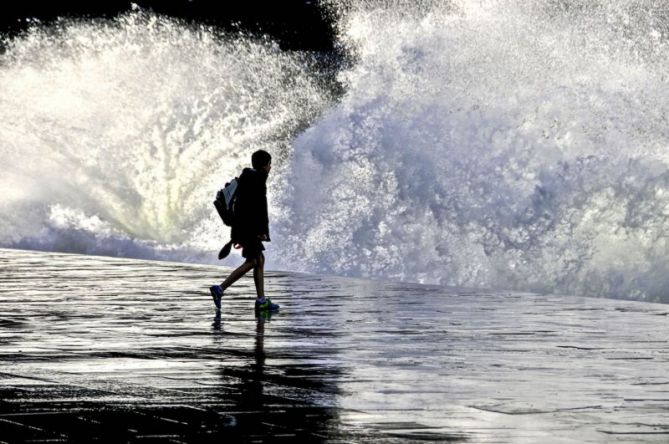 Olas preciosas !!!!! : foto en Zarautz