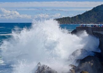 Olita en el Pº Nuevo