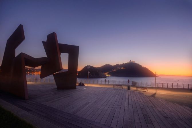 Oteiza, hielo y fuego: foto en Donostia-San Sebastián