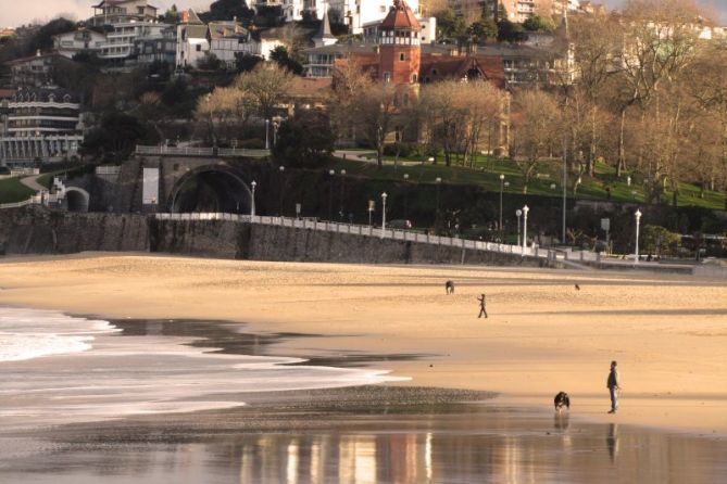 Otoño en Ondarreta: foto en Donostia-San Sebastián