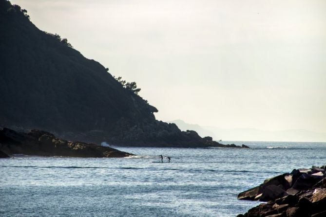 Paddle surf: foto en Donostia-San Sebastián