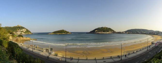 Panoramica de la concha: foto en Donostia-San Sebastián