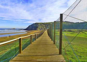 Pasarela de biótopo de Zarautz 