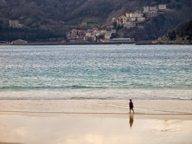 Paseo por La Concha: foto en Donostia-San Sebastián