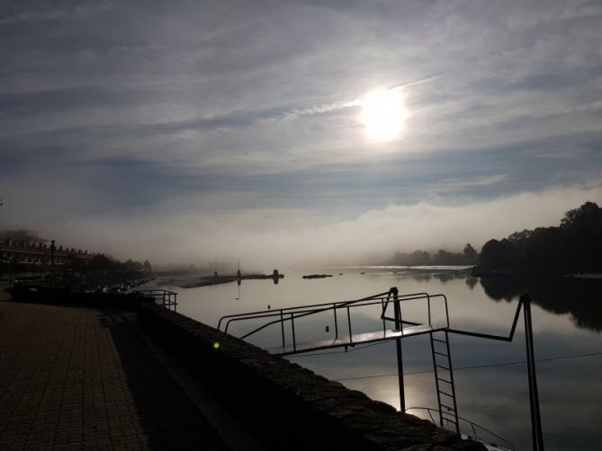 Un paseo por las nubes: foto en Orio