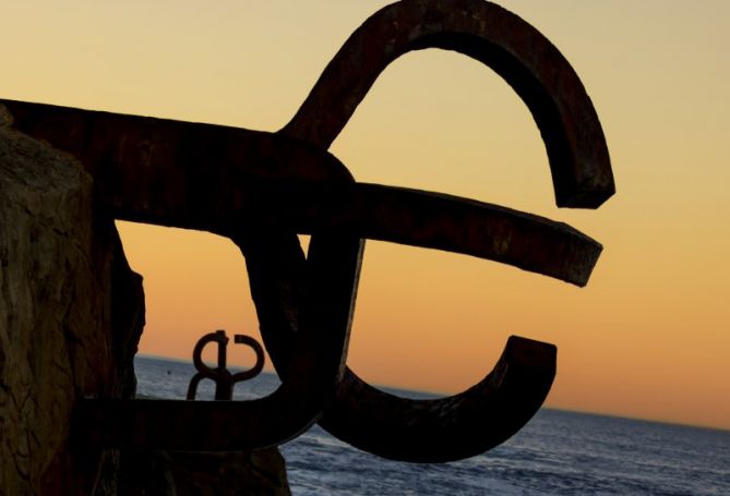 Peinando el atardecer: foto en Donostia-San Sebastián