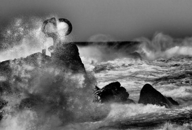 Peinando el Viento y las olas: foto en Donostia-San Sebastián