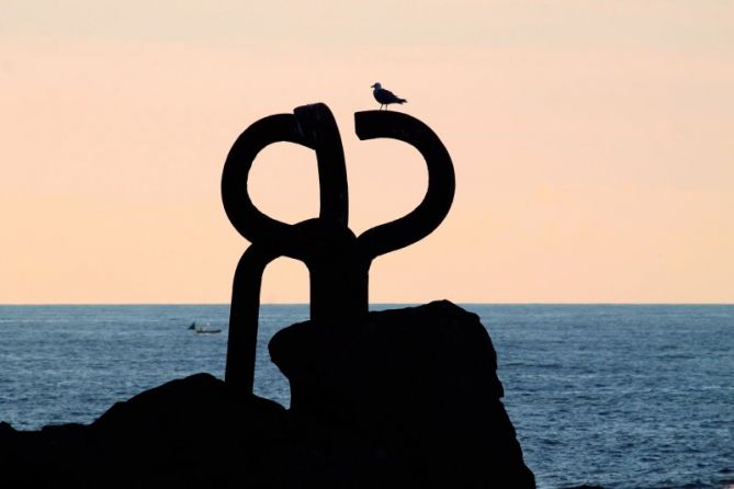 Peine de los vientos: foto en Donostia-San Sebastián