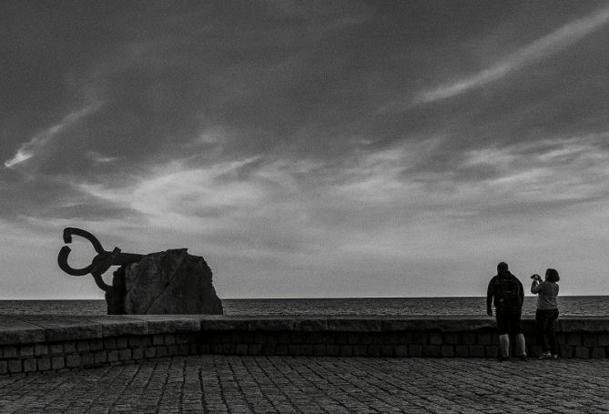 peine de los vientos: foto en Donostia-San Sebastián