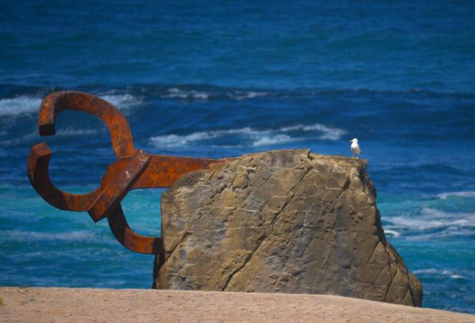 Peine del viento: foto en Donostia-San Sebastián