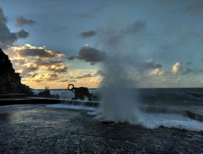 Peine del viento: foto en Donostia-San Sebastián