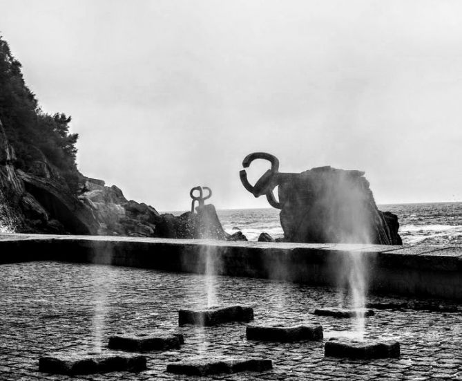 Peine del viento: foto en Donostia-San Sebastián