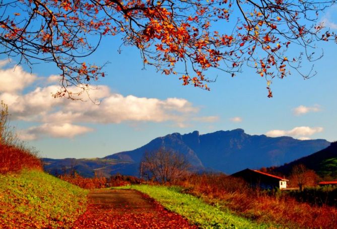 Peñas de Aia desde Ametzagaina: foto en Donostia-San Sebastián