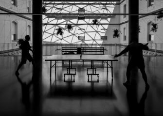 Ping Pong a contraluz