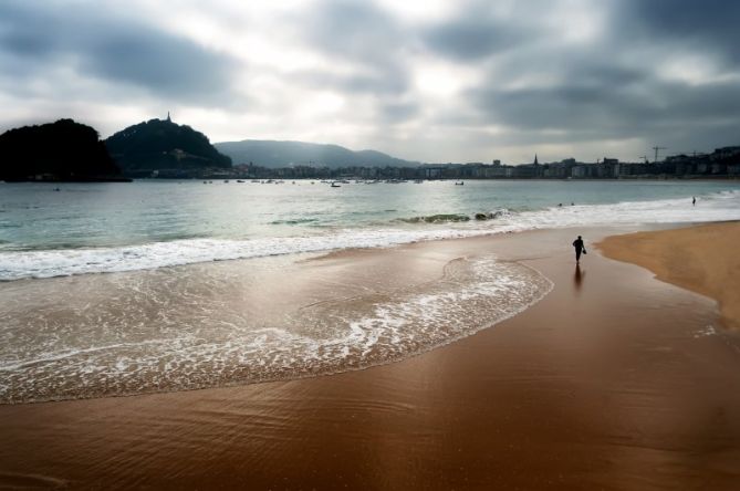 La Playa de Ondarreta: foto en Hondarribia