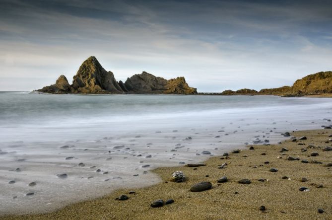 Playa de saturraran: foto en Mutriku