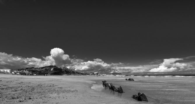 Playa de Zarauz: foto en Zarautz