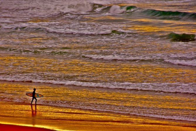 A por las olas!!!!: foto en Zarautz