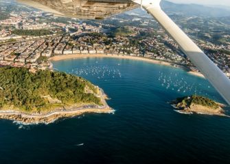Preciosa desde abajo y desde el aire