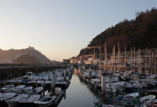 En el puerto: foto en Donostia-San Sebastián