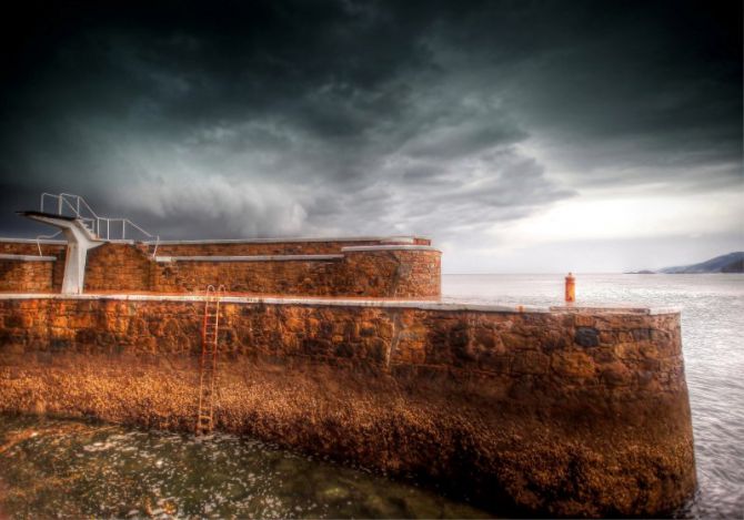 puerto de zarautz: foto en Zarautz