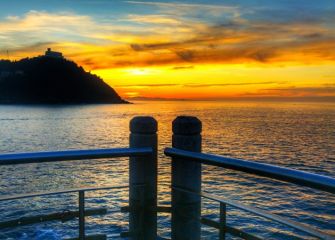 Puesta desde el paseo nuevo