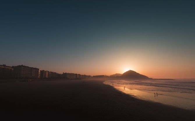 Puesta desde Sagüés: foto en Donostia-San Sebastián