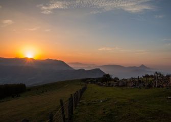 Puesta de sol desde Belar
