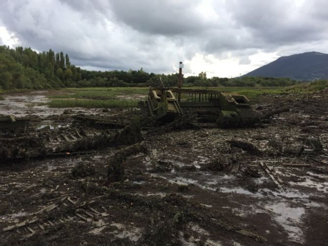 Lo que enseña la marea: foto en Irun