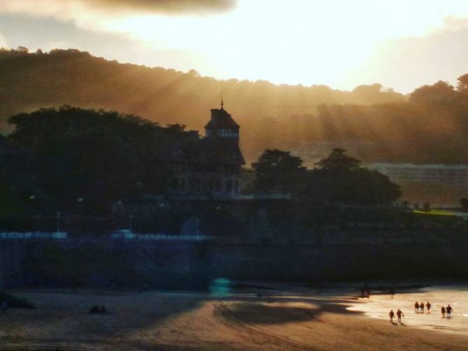 rayos en el palacio: foto en Donostia-San Sebastián