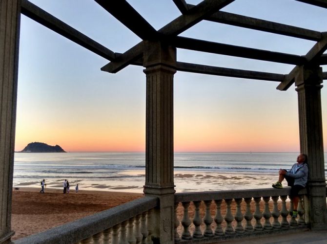 Relax en Zarautz: foto en Zarautz