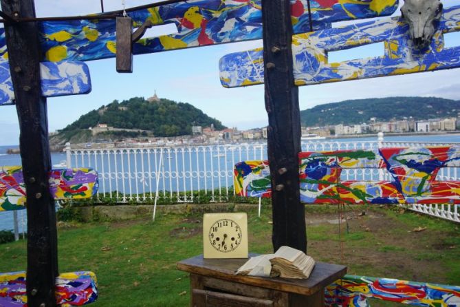 Rincón del pensar en Miramar: foto en Donostia-San Sebastián