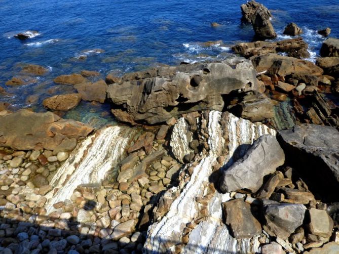 Rocas: foto en Zarautz