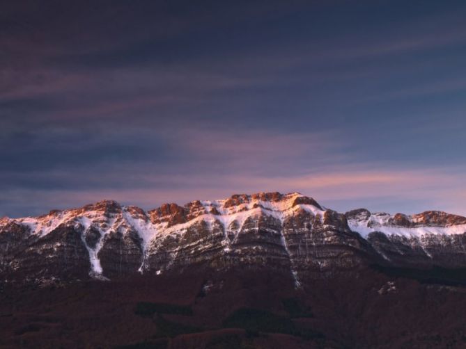 Sierra de Aizkorri: foto en Zegama