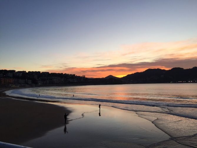 Skyline y el agua: foto en Donostia-San Sebastián