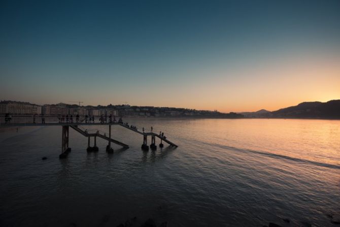 Stairway to Concha: foto en Donostia-San Sebastián