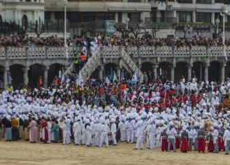 Tamborrada en La Concha