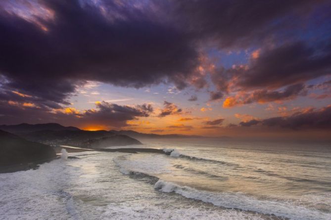 Temporal: foto en Zumaia