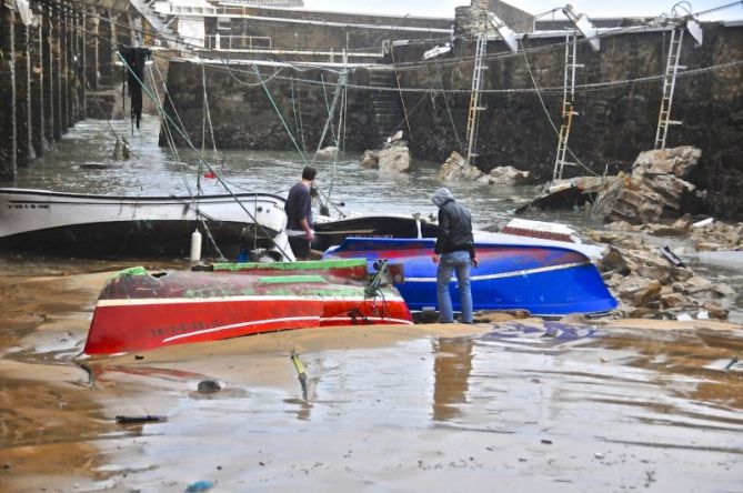 Temporal en Zarautz : foto en Zarautz