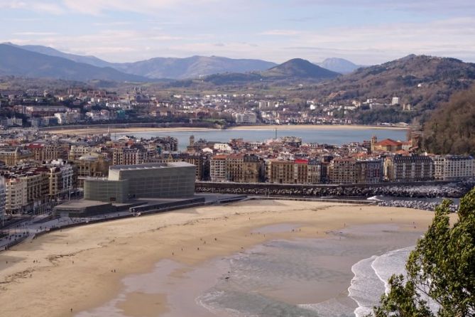 Tres playas: foto en Donostia-San Sebastián