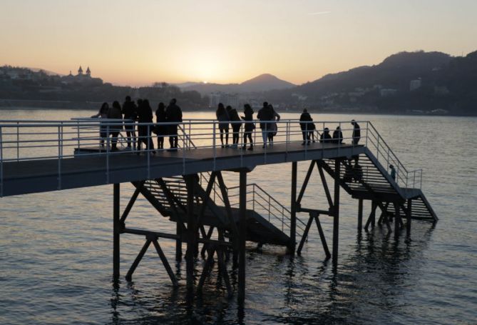 Última luz : foto en Donostia-San Sebastián