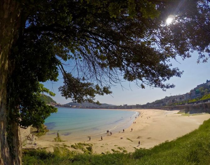 Ventana a La Concha: foto en Donostia-San Sebastián