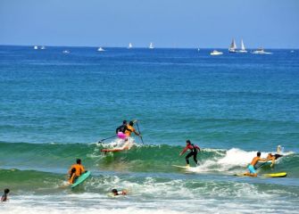 Verano en la playa de Zarautz 