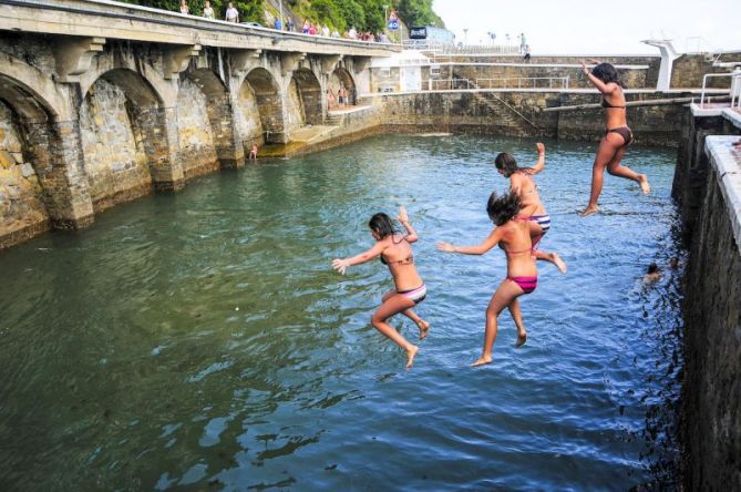 Verano en Zarautz : foto en Zarautz