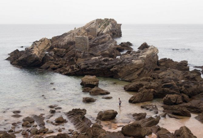 Vestigios del pasado: foto en Zarautz