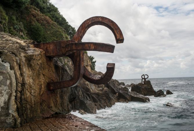 Viento y marea: foto en Donostia-San Sebastián