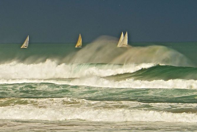 Viento sur : foto en Zarautz