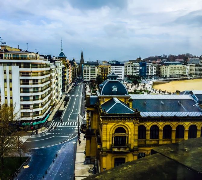 Vistas desde el trabajo: foto en Donostia-San Sebastián