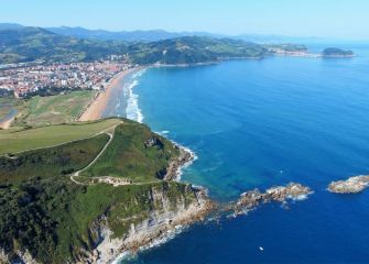 Zarautz desde el aire