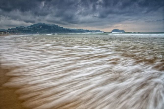 Zarautz parapente : foto en Zarautz